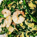 ☆にい☆'s cooksnap of when they made ぷりぷり海老の定番ニラ卵★海老の下処理付.
