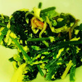 バニラchan's cooksnap of when they made 鉄分豊富♡ほうれん草とかにかまの卵とじ.