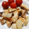 ノノテ's cooksnap of when they made 長芋と鶏肉のガーリック焼き.