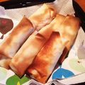 なつめタロー's cooksnap of when they made 超簡単！山芋と明太子の春巻き.