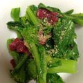 ぴょんきち♫'s cooksnap of when they made 菜の花の塩ダレ梅肉和え.