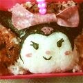 ＊甄姫＊'s cooksnap of when they made キャラ弁 くろみ、マイメロちゃん.