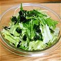 recoreco's cooksnap of when they made 水菜と海苔のアジアンサラダ[覚書].