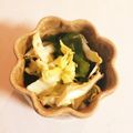 RYK1205's cooksnap of when they made わかめとキャベツのごまマヨぽん酢あえ.