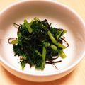 ＊さらん＊'s cooksnap of when they made 3分で一品！春菊の塩昆布和え.
