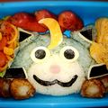 さどあきこ♪'s cooksnap of when they made 妖怪ウォッチ❤︎ブシニャン❤︎キャラ弁.
