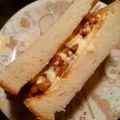 たいげんかーさん's cooksnap of when they made からしタルタルソースと納豆トーストサンド.