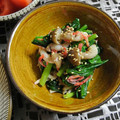 qyulove's cooksnap of when they made 塩麹で☆ほうれん草としめじの簡単和え物.