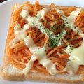 たなばたねずみ's cooksnap of when they made ナポリタンのせトースト✿.