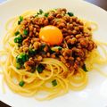 ほもちゃん's cooksnap of when they made ランチに！簡単❁和風納豆パスタ❁.