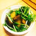 ヨーさん's cooksnap of when they made なすとみず菜のごまたっぷり和え.
