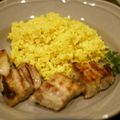 chi40's cooksnap of when they made 炊飯器で簡単 玄米ターメリックライス.