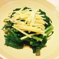 ＊さらん＊'s cooksnap of when they made 春菊の爽やかお浸し♪.