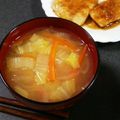 ＊メイブ＊'s cooksnap of when they made スライス野菜の味噌汁.
