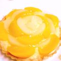 ちゃんちほ✴︎'s cooksnap of when they made 【初心者が作った】桃のタルト.