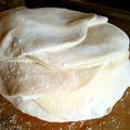 ☆ふくもも☆'s cooksnap of when they made ＨＢにお任せ☆手作り餃子の皮.