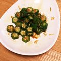 ポヴナ's cooksnap of when they made 簡単一品☆オクラの胡麻和え.