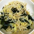 ウサギ十五夜's cooksnap of when they made 節約おかず＠もやしと韓国海苔のナムル.