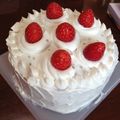だちょこです。's cooksnap of when they made 旦那が褒めてくれたショートケーキ♩.