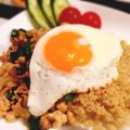 ぶらさんぽ's cooksnap of when they made ガパオ（タイ風　鶏ひき肉炒めご飯）.