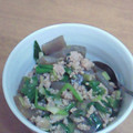 ゆりんご7188's cooksnap of when they made ねぎ焼き風？京ネギひき肉こんにゃく炒め.