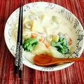 naaaChum's cooksnap of when they made チキンじゃがいものクリームシチュー.