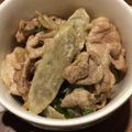 雪ん子ママ's cooksnap of when they made 豚肉・ゴボウ・茸☆柚子胡椒マヨ醤油炒め☆.