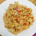 ああずず's cooksnap of when they made お酢で爽やかにんじんチャーハン.