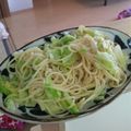サーフブレイド's cooksnap of when they made キャベツとじゃこ（しらす)の和風パスタ.