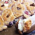 MI。。's cooksnap of when they made ミックスベリーのちぎりパン.