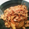田舎の住人's cooksnap of when they made 酸っぱいキムチを使った肉味噌炒め.