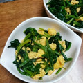 マユちん's cooksnap of when they made 簡単一品♡ほうれん草と卵の彩り和え.
