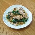 msft5632's cooksnap of when they made ほうれん草と豚肉のチャプチェ～♪♪.