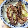 ユウちゃ's cooksnap of when they made イカ焼きと白菜♡レモンがけ♡.