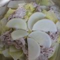 あぷりこっと♪♪'s cooksnap of when they made 豚 大根 白菜の重ね煮.