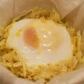 あんずぽんず's cooksnap of when they made キャベハム卵マヨチーズをレンジでチン♪.