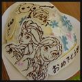 めろんパンダ's cooksnap of when they made チョコプレート エルサ.