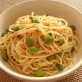 ハルまろ's cooksnap of when they made 梅 and 枝豆 * * パスタサラダ.