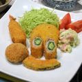 mielle's cooksnap of when they made ✿豚薄切り肉de野菜巻きカツ✿.