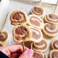 後輩クン's cooksnap of when they made 甘さ控えめサクサク◆うずまきクッキー.