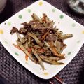 o^o^oayuayu's cooksnap of when they made 2品できちゃう☆牛肉入りのきんぴらごぼう.