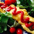 tomo☆18's cooksnap of when they made ♡アボカドクリチinオムレツ♡.