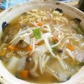 無縛（むばく）'s cooksnap of when they made 袋麺を使った豪華サンマー麺風ラーメン.