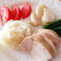 はーぱりけ's cooksnap of when they made シンガポールチキンライス(海南鶏飯).