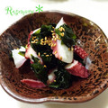 Rosemary＊'s cooksnap of when they made タコとワカメのすし酢和え.