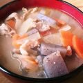 みずみずm's cooksnap of when they made ほっこり温まるお野菜たっぷり♪豚汁.