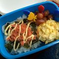 08261010's cooksnap of when they made めちゃ簡単♬朝ご飯★鮭マヨ丼.