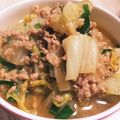 vegetation's cooksnap of when they made 白菜とひき肉の味噌煮.