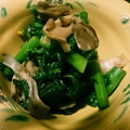 kaeかえちゃん's cooksnap of when they made 菜の花と舞茸の辛子醤油和え.