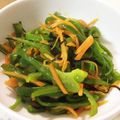 ebiholic's cooksnap of when they made ピーマンと人参の塩こんぶ和え♪.